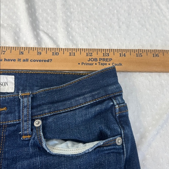 HUDSON Natalie Mid Rise Ankle Super Skinny Jeans Size 26 Dark Wash - Picture 5 of 12